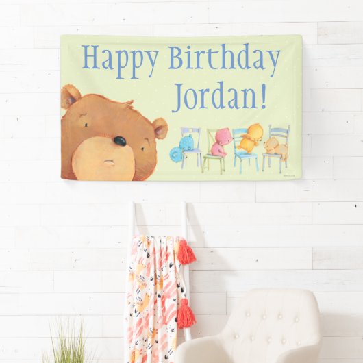 椅子の誕生日に関係します 横断幕 (インサイチュ)