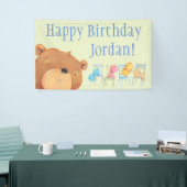 椅子の誕生日に関係します 横断幕 (トレードショー)