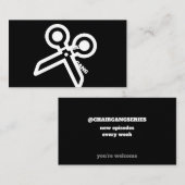 椅子の集団は名刺を切ります 名刺 (正面/裏面)