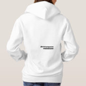 椅子の集団米国東部標準時刻。 フード付きスウェットシャツ パーカ (裏面)