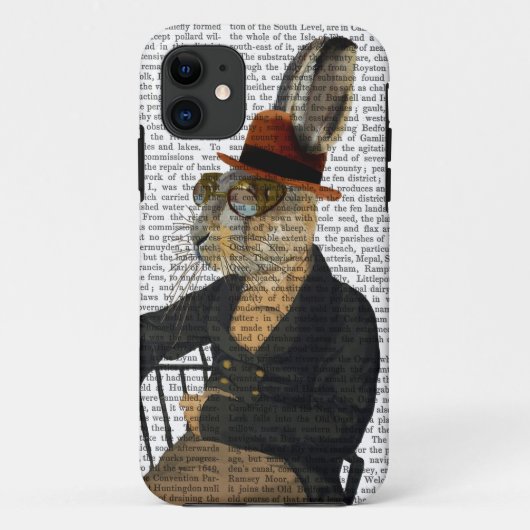椅子のHoratioのノウサギ Case-Mate iPhoneケース (裏面)