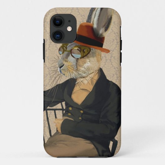椅子のHoratioのノウサギ Case-Mate iPhoneケース (裏面)