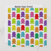 椅子を上げる – SRF 招待状 (正面/裏面)