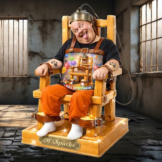 椅子を引っ張ってきて Tシャツ