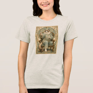 椅子タイホ猫 トライブレンドTシャツ