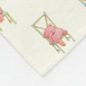 椅子パターンに関係します フリースブランケット (角)