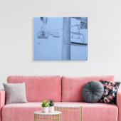 椅子凍っていリフト キャンバスプリント (インサイチュ (リビング))