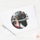 椅子集団のバックルームシール ラウンドシール (封筒)