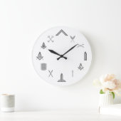 "椅子"マソニック時計 ラージ壁時計 (ホーム)