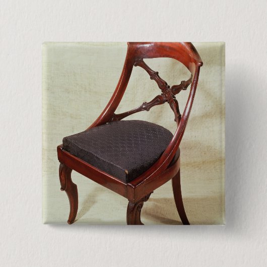 椅子、ルイPhilippeの期間 缶バッジ (正面)