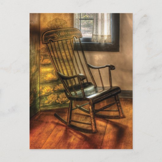 椅子 – ロッキングチェア ポストカード (正面)