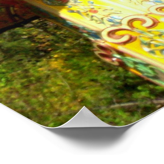 椅子O飛行機 ポスター (角)