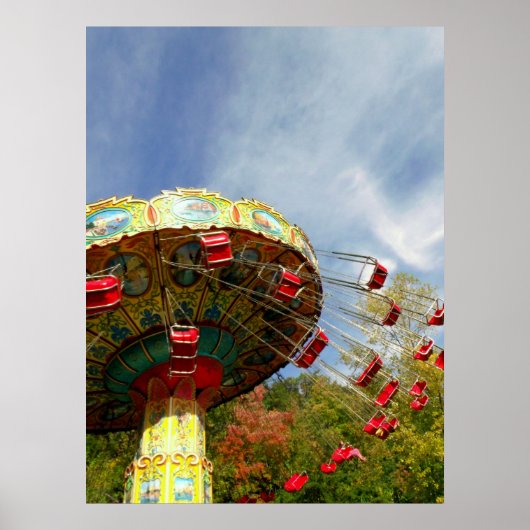 椅子O飛行機 ポスター (正面)