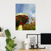 椅子O飛行機 ポスター (ホームオフィス)