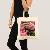 植えられたばら色のトートであるところ開花 トートバッグ (正面(商品))