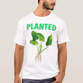 植えられたワイシャツ Tシャツ (正面)