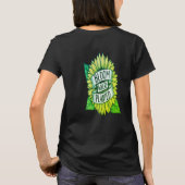 植えられた場所で咲く ヒマワリ Tシャツ | 励まし (裏面)