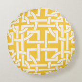 植えられた場所で成長するヴィンテージ鳥フローラ ラウンドクッション (裏面)