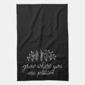 植えられた場所で育つ キッチンタオル (縦)