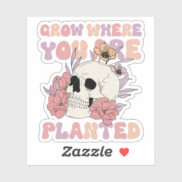 植えられた場所で育つ シール