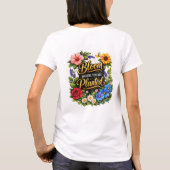 植えられた場所で花開くTシャツ Tシャツ (裏面)