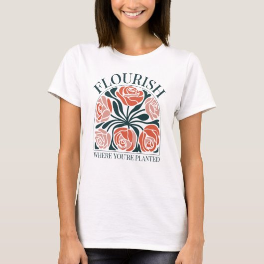 植えられた場所で輝く Tシャツ (正面)