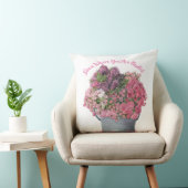 植えられた枕であるところ開花 クッション (椅子)