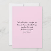 植えられた花 |クリスチャン勇気付けられる (裏面)