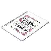 植えられた開花 ノートブック (左側)