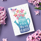 植え付けられた水彩開花 ポストカード