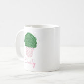 植え付けボックスウッドマグ コーヒーマグカップ (正面左)