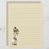 植え付けユーカリ並木文具紙 (正面/裏面)