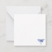 植え付け開花/ひな形ノートカード ノートカード (裏面)