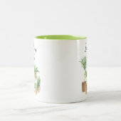 植おもしろい物を濡らした ツートーンマグカップ (中央)