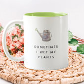 植おもしろい物を濡らした ツートーンマグカップ