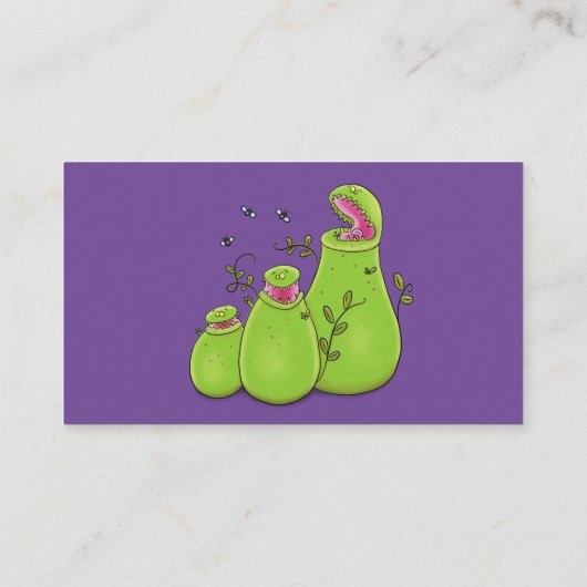 植おもしろい物庭園気に業 名刺 (裏面)