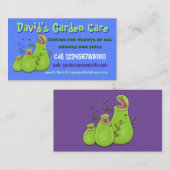 植おもしろい物庭園気に業 名刺 (正面/裏面)