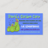 植おもしろい物庭園気に業 名刺 (正面)