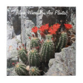 植わる開花 タイル (正面)