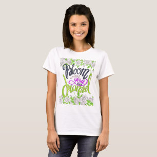 植わる開花 Tシャツ