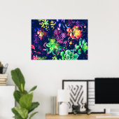 植カラフル物 ポスター (ホームオフィス)