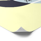 植シンプルモダン物パステル付きティーポット ポスター (角)