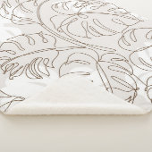 植ミニマル物画の継ぎ目のない模様。熱帯m シェルパブランケット (3/4)