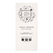 植モダン物赤面と黒人価格表 ラックカード (裏面)