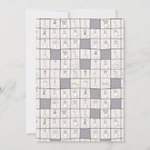 植モダン物 |お知らせカードの移動 カード (裏面)