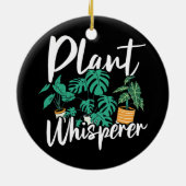 植木ウィスパーおもしろいラーホビーガーデニング庭師 セラミックオーナメント (裏面)