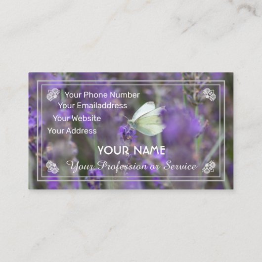 植木屋と花屋のための花のロマンス 名刺 (裏面)