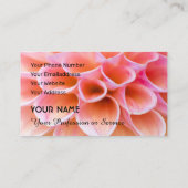 植木屋と花屋のビジネスのための花のロマンス 名刺 (裏面)