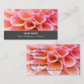 植木屋と花屋のビジネスのための花のロマンス 名刺 (正面/裏面)