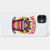 植木鉢の後ろから覗き見る猫 Case-Mate iPhoneケース (裏面(横))